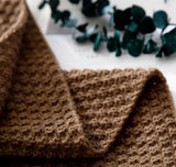 Nordic Wool Blend Knit Throw – Fringed Blanket for Sofa & Office