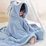 Coral Fleece Hooded Baby Towel