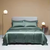 Liv-Esthete Silk Gray Bedding Set
