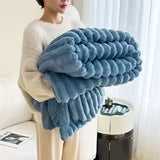 Lux Plush Rabbit Velvet Blanket