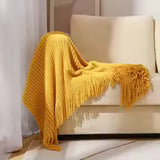 Knitted Throw Blanket