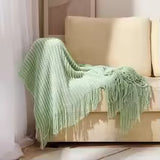 Knitted Throw Blanket