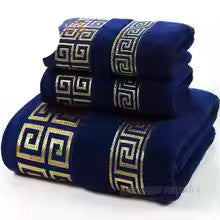 3-Pack Cotton Bath Towels Set