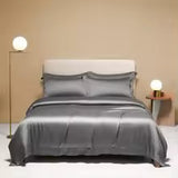 Liv-Esthete Silk Gray Bedding Set
