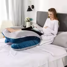 Multifunctional U-Shaped Maternity Pillow – Pure Cotton & Washable