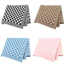 Cotton Knitted Baby Blanket