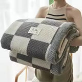 Chenille Knit Throw Blanket