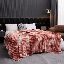 Tie Dye Warm Flannel Fleece Blanket