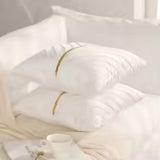 Velvet Gold Glittered Stripe Cushion Covers