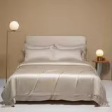 Liv-Esthete Silk Gray Bedding Set