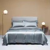 Liv-Esthete Silk Gray Bedding Set