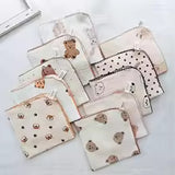 Muslin Cotton Baby Bibs & Towels Set