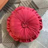 Velvet Flower Throw Pillow