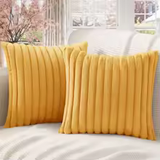 Olanly Nordic Faux Fur Pillow Cover