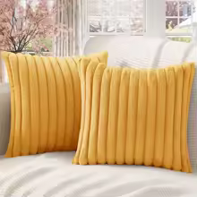 Olanly Nordic Faux Fur Pillow Cover
