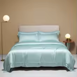 Liv-Esthete Silk Gray Bedding Set