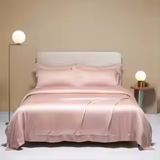 Liv-Esthete Silk Gray Bedding Set