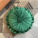 Velvet Flower Throw Pillow