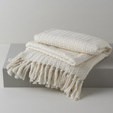 decorative braided throw soft cozy